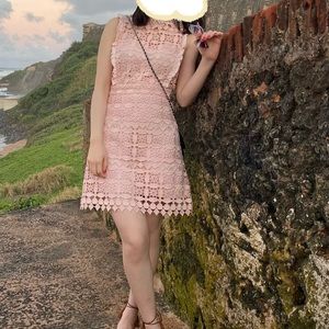 Sandro lace mini dress- size xs